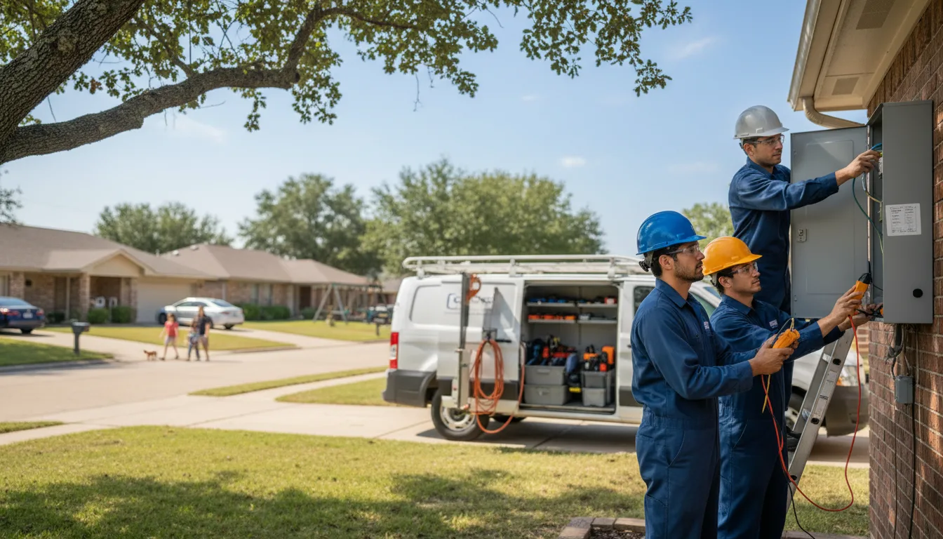 Certified electrician providing emergency electrical services in Norway, KS